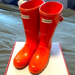 Orange Hunter Boots